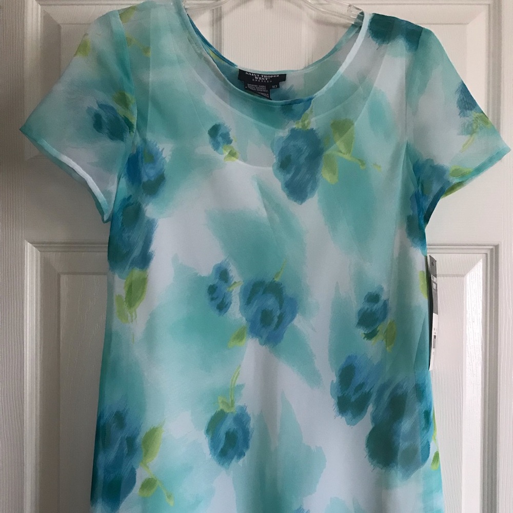 Vintage ST. TROPEZ WEST Floral Maxi Dress